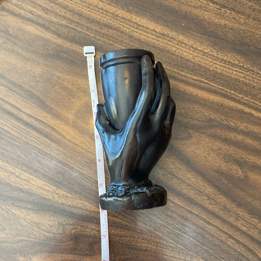 Iron Whimsey-gothic Funerary Hand Held Vase Decor - Picture 5 of 5